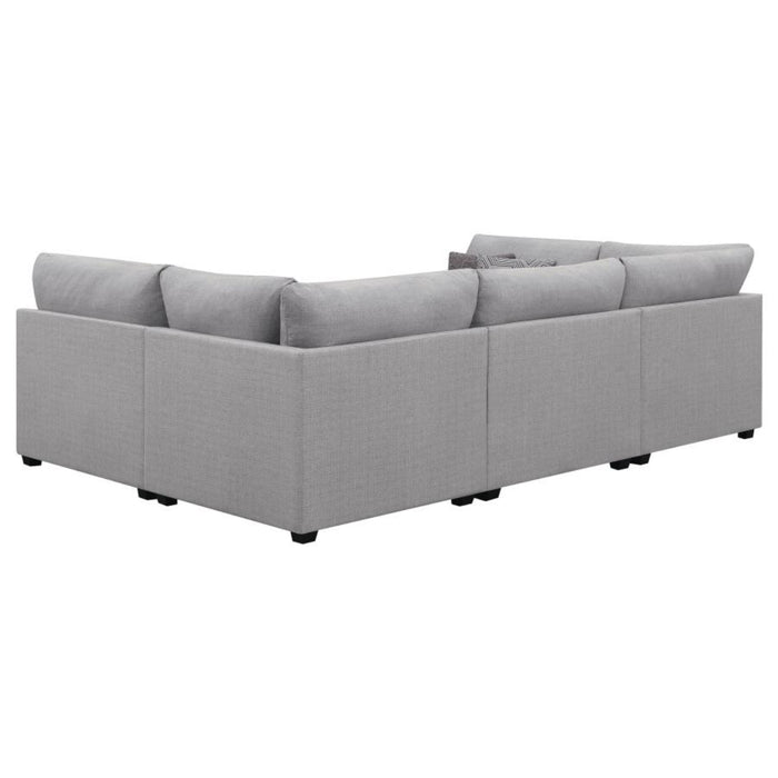 Coaster Cambria 6-piece Upholstered Modular Sectional Sofa Grey - Bed & Sofa Hub