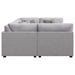 Coaster Cambria 6-piece Upholstered Modular Sectional Sofa Grey - Bed & Sofa Hub