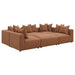 Coaster Jennifer 6-piece Upholstered Modular Sectional Terracotta - Bed & Sofa Hub
