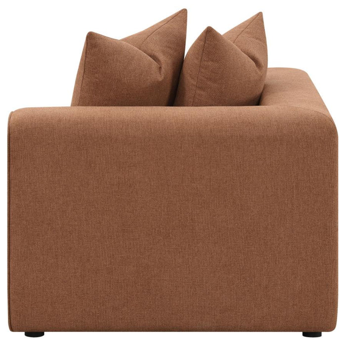 Coaster Jennifer 6-piece Upholstered Modular Sectional Terracotta - Bed & Sofa Hub