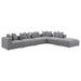 Coaster Jennifer 6-piece Upholstered Modular Sectional Grey - Bed & Sofa Hub