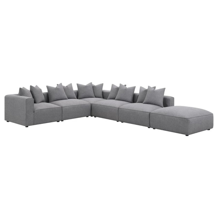 Coaster Jennifer 6-piece Upholstered Modular Sectional Grey - Bed & Sofa Hub