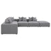 Coaster Jennifer 6-piece Upholstered Modular Sectional Grey - Bed & Sofa Hub
