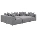 Coaster Jennifer 6-piece Upholstered Modular Sectional Grey - Bed & Sofa Hub