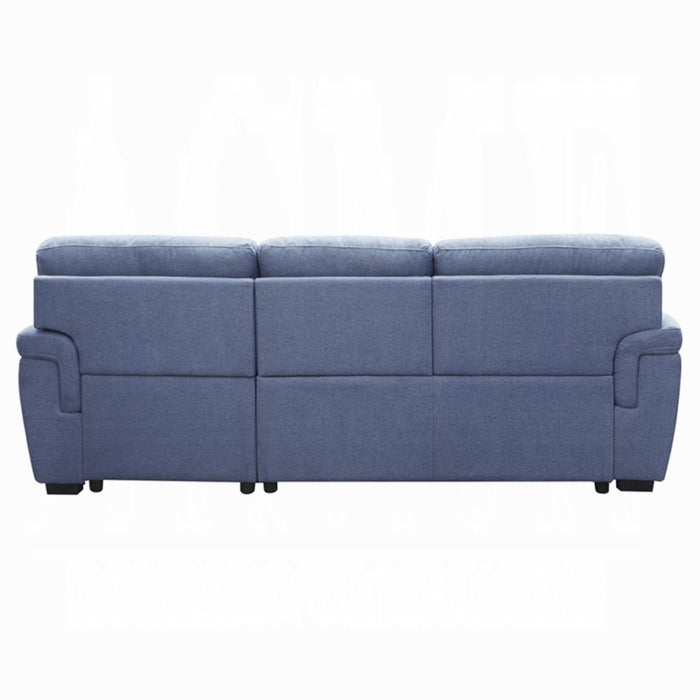 ACME Haruko Reversible Sectional Sofa W/Sleeper & Storage - Bed & Sofa Hub