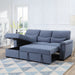 ACME Haruko Reversible Sectional Sofa W/Sleeper & Storage - Bed & Sofa Hub