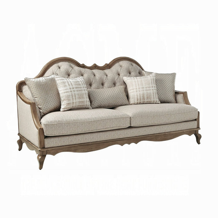 ACME Chelmsford Sofa W/5 Pillows - Bed & Sofa Hub