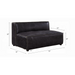ACME Birdie Modular - Armless Loveseat - Bed & Sofa Hub