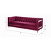 ACME Heibero Sofa W/2 Pillows (Same Lv01400) - Bed & Sofa Hub