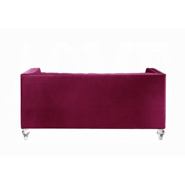 ACME Heibero Loveseat W/2 Pillows (Same Lv01401) - Bed & Sofa Hub