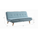 ACME Savilla Adjustable Sofa - Bed & Sofa Hub
