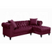 ACME Adnelis Sectional Sofa W/2 Pillows - Bed & Sofa Hub