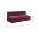 ACME Jaszira Modular - Armless Sofa - Bed & Sofa Hub