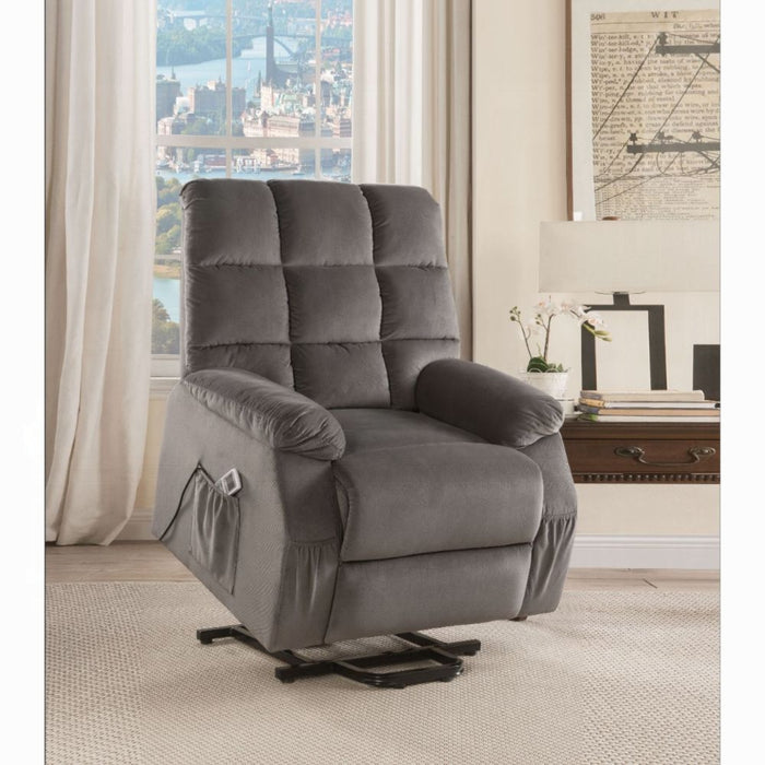 ACME Ipompea Recliner W/Power Lift & Massage - Bed & Sofa Hub