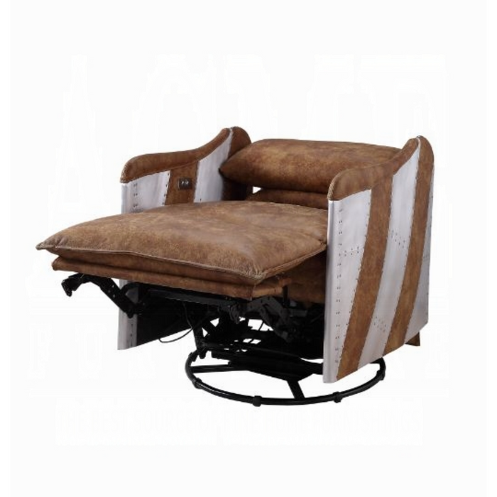 ACME Qalurne Power Motion Recliner W/Swivel - Bed & Sofa Hub