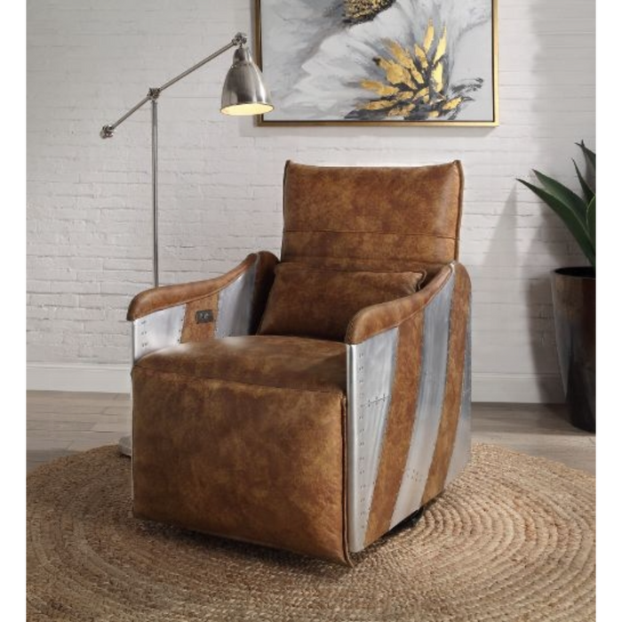 ACME Qalurne Power Motion Recliner W/Swivel - Bed & Sofa Hub