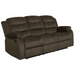 Coaster Rodman 3-piece Upholstered Reclining Sofa Living Room Set Olive Brown - Bed & Sofa Hub