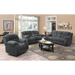 Coaster Weissman 3-piece Upholstered Reclining Sofa Living Room Set Grey - Bed & Sofa Hub