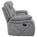 Coaster Higgins 3-piece Upholstered Motion Reclining Sofa Living Room Set Grey - Bed & Sofa Hub
