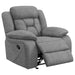Coaster Higgins 3-piece Upholstered Motion Reclining Sofa Living Room Set Grey - Bed & Sofa Hub