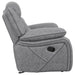 Coaster Higgins 3-piece Upholstered Motion Reclining Sofa Living Room Set Grey - Bed & Sofa Hub