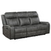 Coaster Raelynn 2-piece Upholstered Reclining Sofa Living Room Set Grey - Bed & Sofa Hub