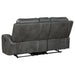 Coaster Raelynn 3-piece Upholstered Reclining Sofa Living Room Set Grey - Bed & Sofa Hub