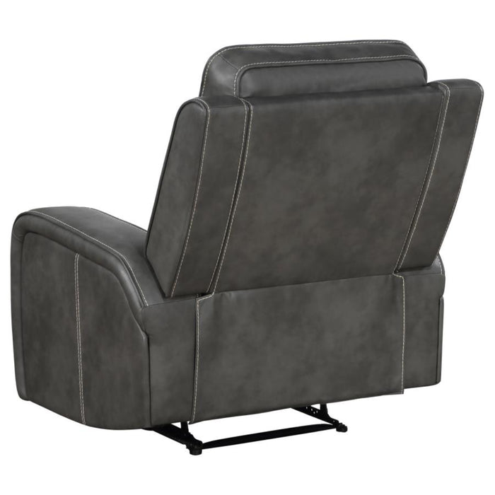 Coaster Raelynn 3-piece Upholstered Reclining Sofa Living Room Set Grey - Bed & Sofa Hub