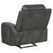 Coaster Raelynn 3-piece Upholstered Reclining Sofa Living Room Set Grey - Bed & Sofa Hub