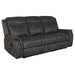 Coaster Lawrence 3-piece Upholstered Reclining Sofa Living Room Set Charcoal - Bed & Sofa Hub