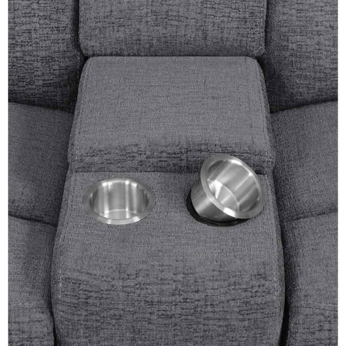 Coaster Bahrain 6-piece Modular Power Reclining Sectional Charcoal - Bed & Sofa Hub