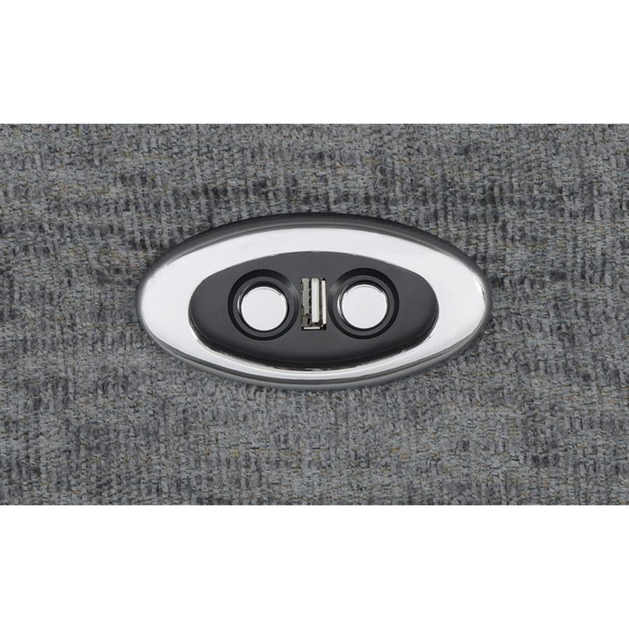 Coaster Bahrain Upholstered Power Sofa Charcoal - Bed & Sofa Hub