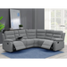 Coaster David Upholstered Reclining Sectional Sofa Smoke - Bed & Sofa Hub