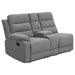 Coaster David Upholstered Reclining Sectional Sofa Smoke - Bed & Sofa Hub