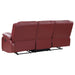 Coaster Camila 3-piece Upholstered Reclining Sofa Living Room Set Red - Bed & Sofa Hub