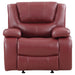 Coaster Camila 3-piece Upholstered Reclining Sofa Living Room Set Red - Bed & Sofa Hub