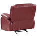 Coaster Camila 3-piece Upholstered Reclining Sofa Living Room Set Red - Bed & Sofa Hub