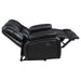 Coaster Camila 2-piece Upholstered Motion Reclining Sofa Living Room Set Black - Bed & Sofa Hub