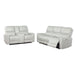 Coaster Greenfield 2-piece Power Reclining Sofa Living Room Set Ivory - Bed & Sofa Hub