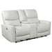 Coaster Greenfield 2-piece Power Reclining Sofa Living Room Set Ivory - Bed & Sofa Hub