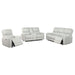 Coaster Greenfield 3-piece Power Reclining Sofa Living Room Set Ivory - Bed & Sofa Hub