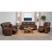 Coaster Greenfield 3-piece Power Reclining Sofa Living Room Set Saddle Brown - Bed & Sofa Hub