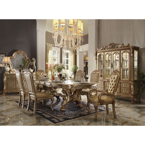 ACME Dresden Dining Table W/2 Leaves - Bed & Sofa Hub