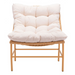 Zuo Merilyn Accent Chair Beige & Natural - Bed & Sofa Hub
