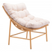 Zuo Merilyn Accent Chair Beige & Natural - Bed & Sofa Hub
