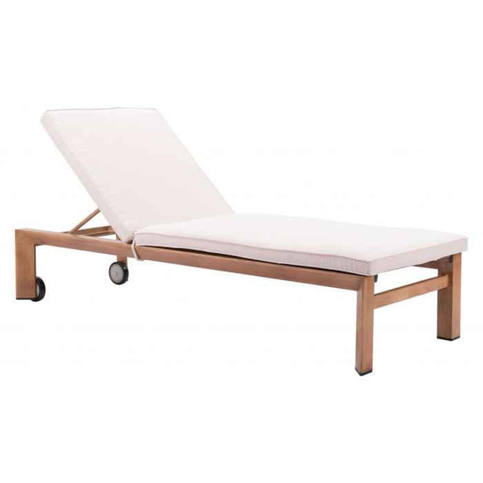 Zuo Cozumel Lounge Chair Beige & Natural - Bed & Sofa Hub