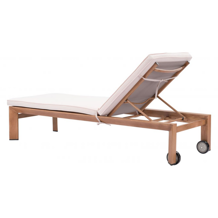Zuo Cozumel Lounge Chair Beige & Natural - Bed & Sofa Hub
