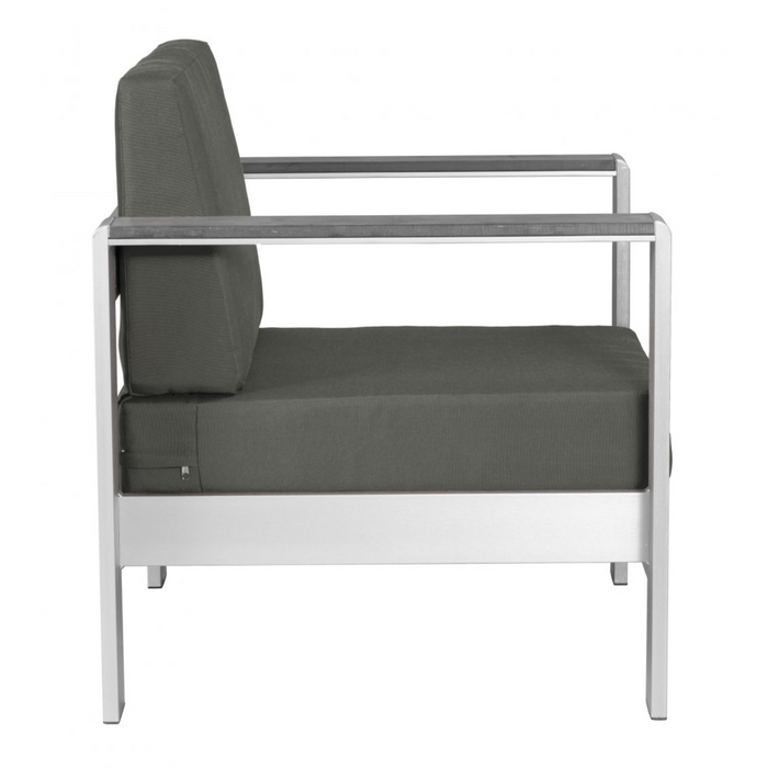 Zuo Cosmopolitan Armchair Dark Gray - Bed & Sofa Hub