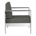 Zuo Cosmopolitan Armchair Dark Gray - Bed & Sofa Hub