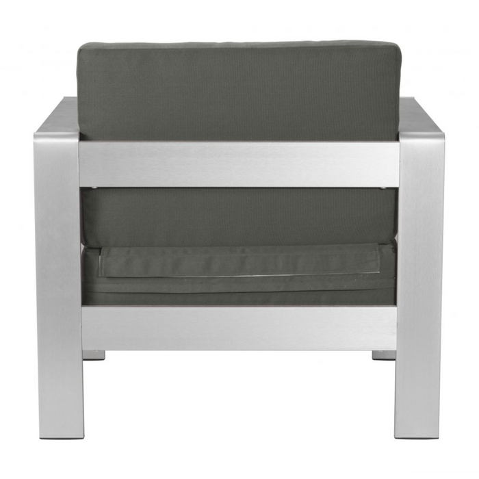 Zuo Cosmopolitan Armchair Dark Gray - Bed & Sofa Hub